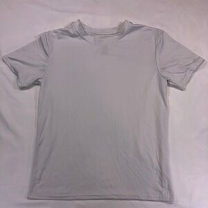 Real Essentials kids Activewear T-Shirt Set 4 Pack Medium Black Green Teal White